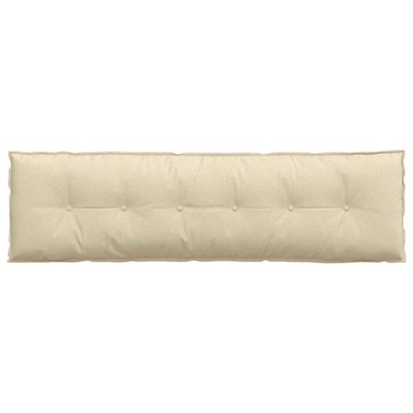 Rückenkissen Creme 180 x 19 x 50 cm Stoff