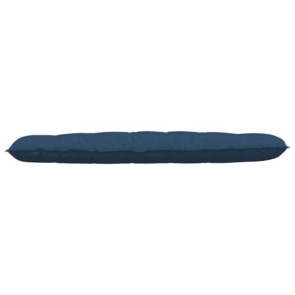 Rückenkissen Blau 180 x 19 x 50 cm Stoff