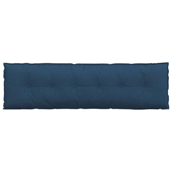 Rückenkissen Blau 180 x 19 x 50 cm Stoff
