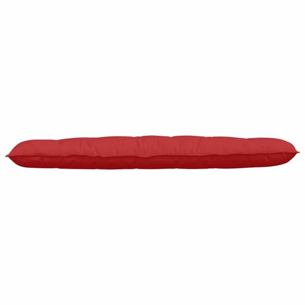 Rückenkissen Rot 180 x 19 x 50 cm Stoff