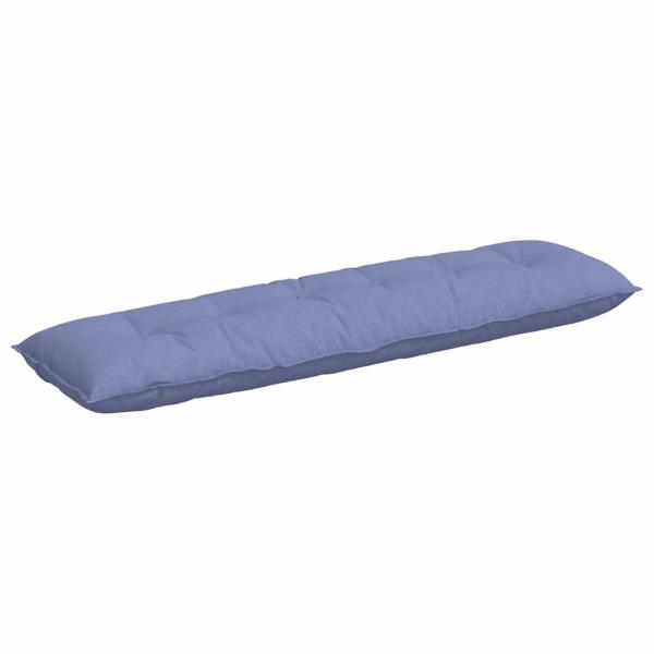 Rückenkissen Jeans blau 180 x 19 x 50 cm Stoff