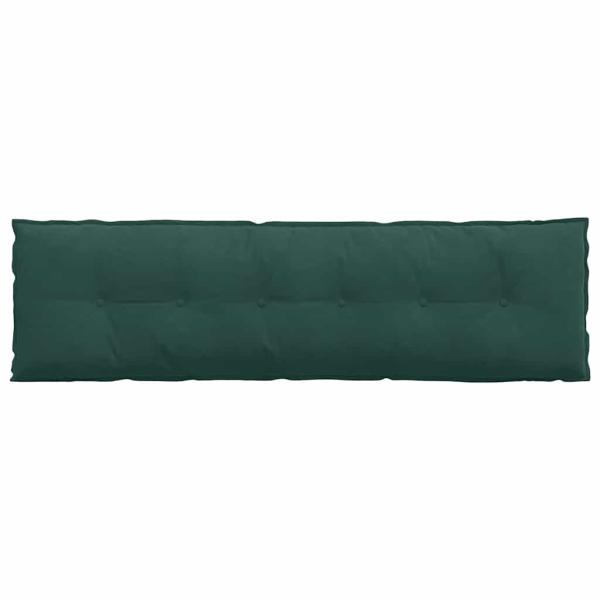 Rückenkissen Dunkelgrün 180 x 50 cm Cordstoff