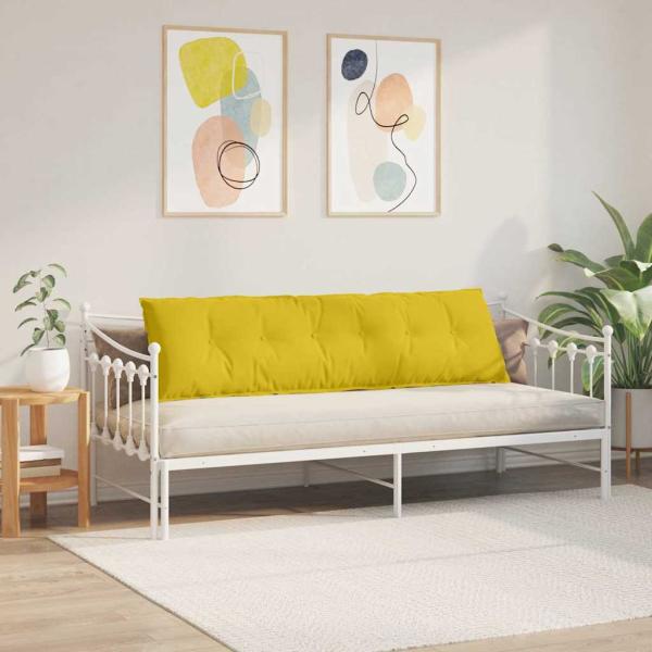 Rückenkissen Gelb 180 x 50 cm Cordstoff