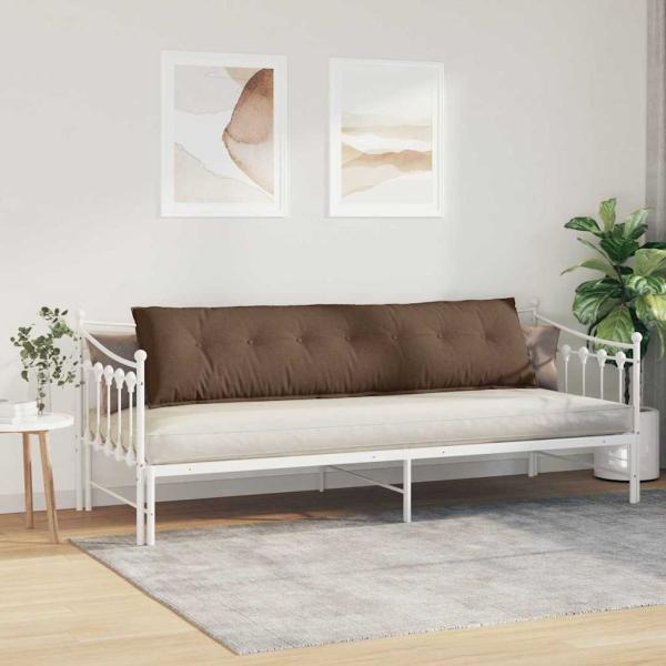 Rückenkissen Braun 200 x 19 x 50 cm Stoff