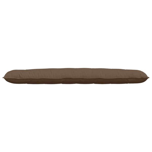 Rückenkissen Braun 200 x 19 x 50 cm Stoff