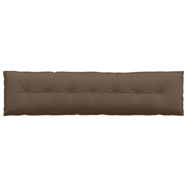 Rückenkissen Braun 200 x 19 x 50 cm Stoff