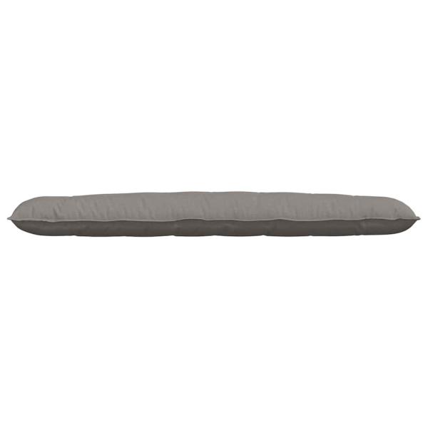 Rückenkissen Taupe 200 x 19 x 50 cm Stoff