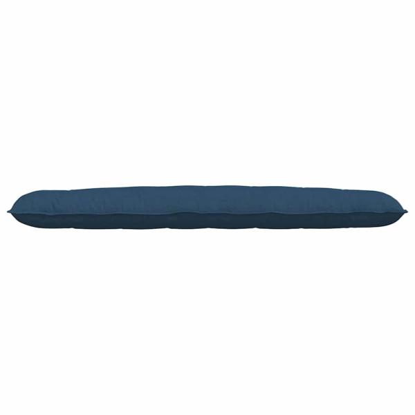 Rückenkissen Blau 200 x 19 x 50 cm Stoff