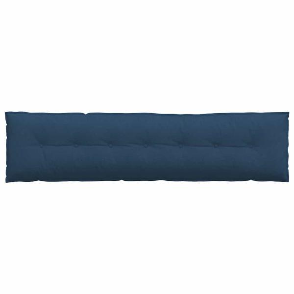 Rückenkissen Blau 200 x 19 x 50 cm Stoff