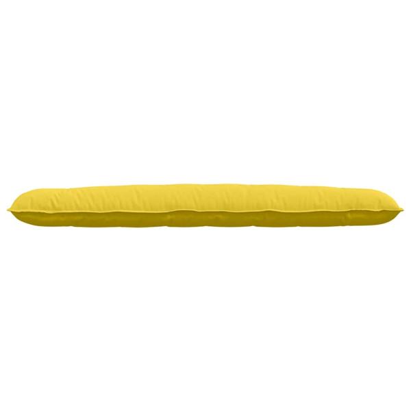 Rückenkissen Helles Gelb 200 x 19 x 50 cm Stoff