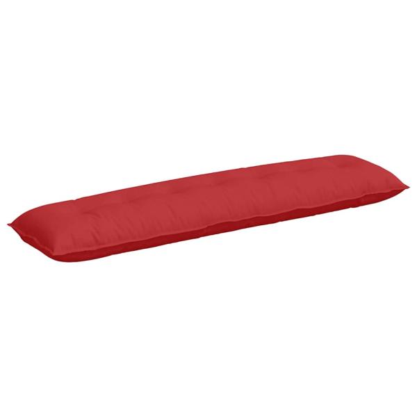 Rückenkissen Rot 200 x 19 x 50 cm Stoff
