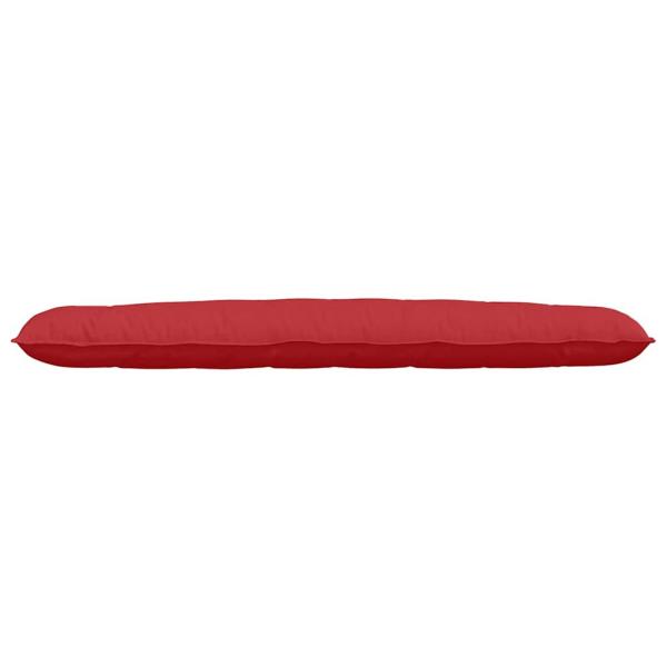 Rückenkissen Rot 200 x 19 x 50 cm Stoff