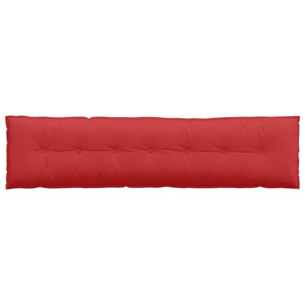 Rückenkissen Rot 200 x 19 x 50 cm Stoff