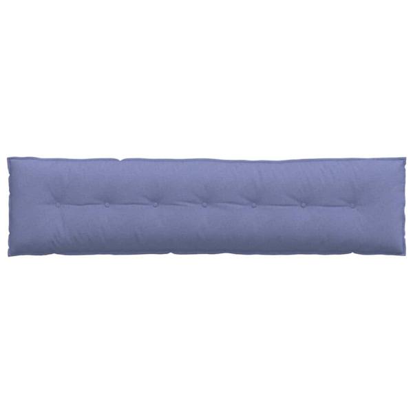 Rückenkissen Jeans blau 200 x 19 x 50 cm Stoff
