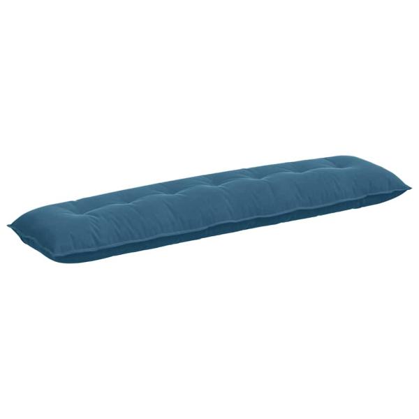 Rückenkissen Blau 200 x 50 cm Cordstoff
