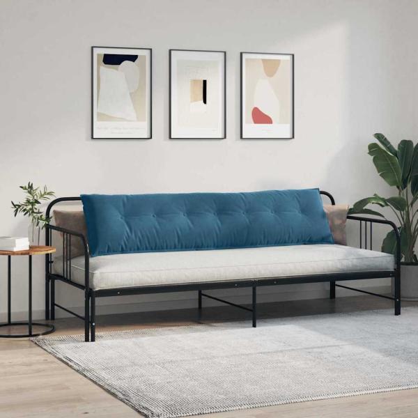 Rückenkissen Blau 200 x 50 cm Cordstoff