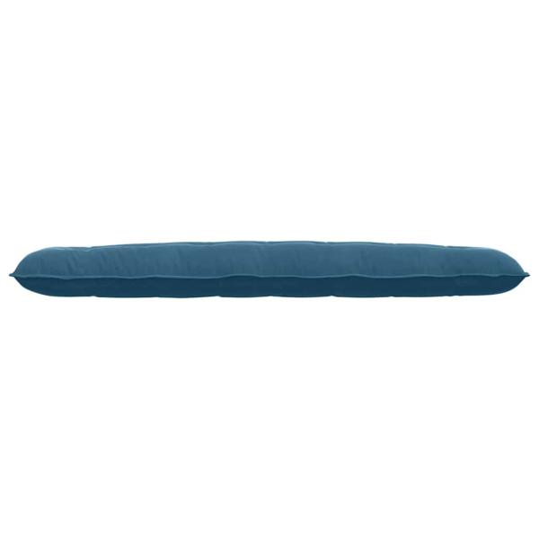 Rückenkissen Blau 200 x 50 cm Cordstoff