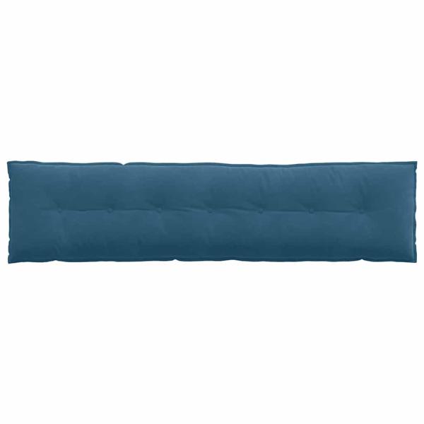 Rückenkissen Blau 200 x 50 cm Cordstoff