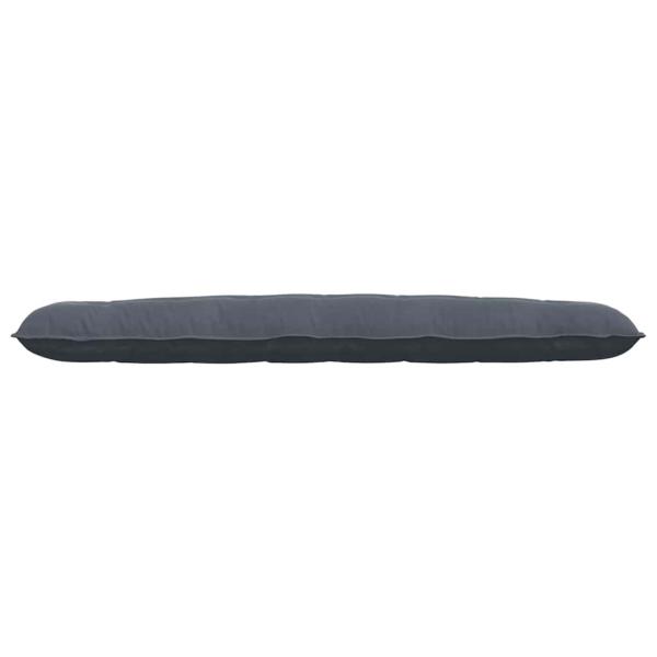 Rückenkissen Dunkelgrau 200 x 50 cm Cordstoff