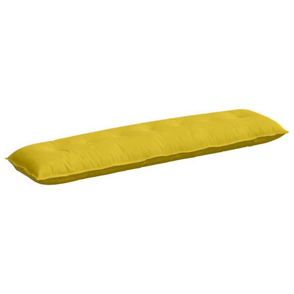 Rückenkissen Gelb 200 x 50 cm Cordstoff