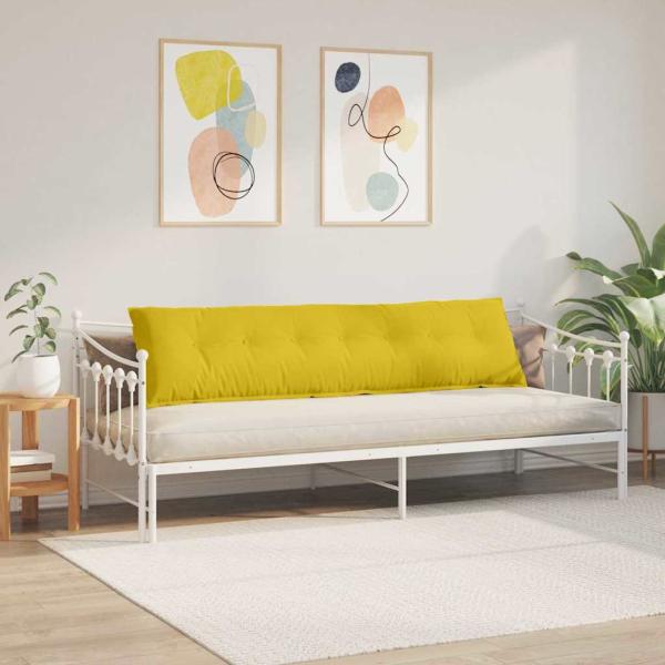 Rückenkissen Gelb 200 x 50 cm Cordstoff