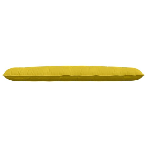 Rückenkissen Gelb 200 x 50 cm Cordstoff