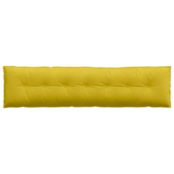 Rückenkissen Gelb 200 x 50 cm Cordstoff