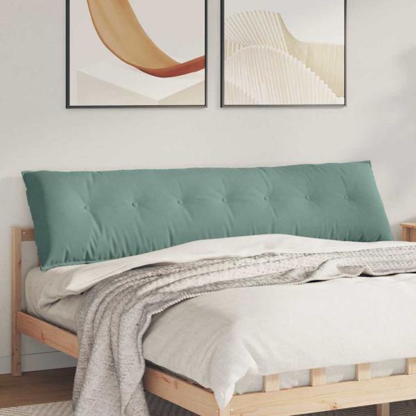 ARDEBO.de - Rückenkissen Meergrün 200 x 50 cm Cordstoff