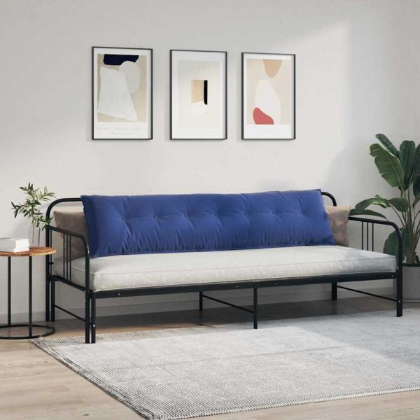 Rückenkissen Polizeiblau 200 x 50 cm Cordstoff