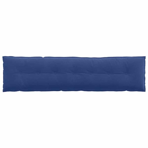 Rückenkissen Polizeiblau 200 x 50 cm Cordstoff