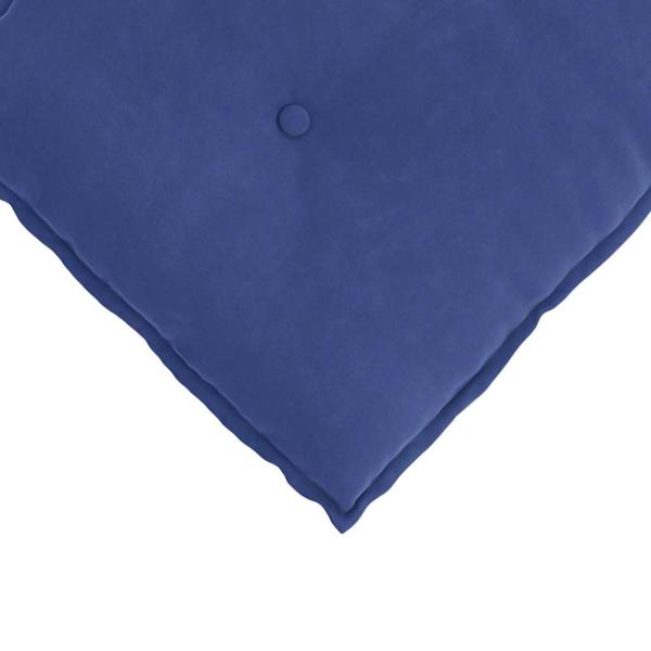 Rückenkissen Polizeiblau 200 x 50 cm Cordstoff