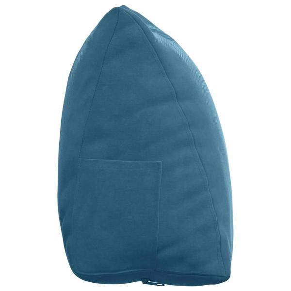 Rückenkissen Blau 45 x 20 x 35 cm Cordstoff