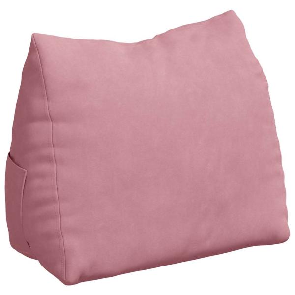 Rückenkissen Rosa 45 x 20 x 35 cm Cordstoff