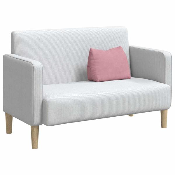 Rückenkissen Rosa 45 x 20 x 35 cm Cordstoff