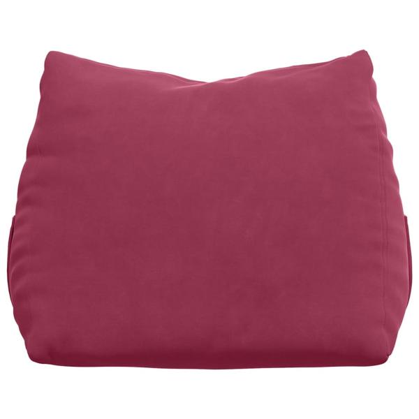 Rückenkissen Weinrot 45 x 20 x 35 cm Cordstoff