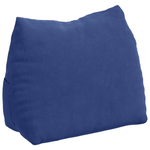 Rückenkissen Polizeiblau 45 x 20 x 35 cm Cordstoff