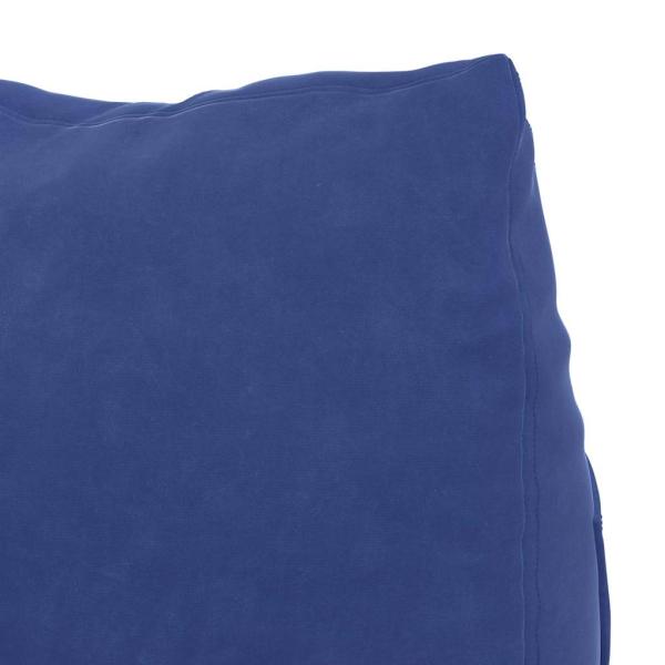 Rückenkissen Polizeiblau 45 x 20 x 35 cm Cordstoff