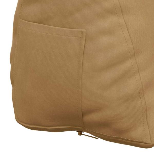 Rückenkissen Braun 60 x 20 x 50 cm Cordstoff
