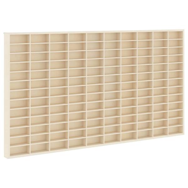 Wanddisplay-Case Wandhalterung Beige 98 x 4,5 x 55 cm