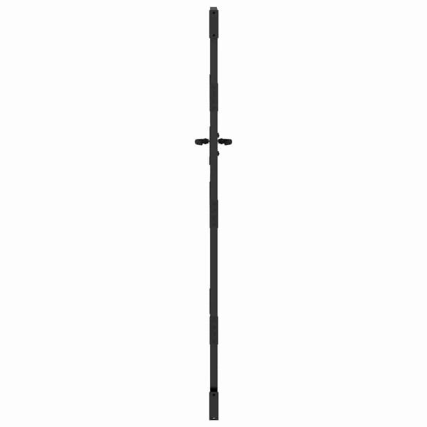 Gartentor 110 x 205 cm Pulverbeschichteter Stahl Abschließbar