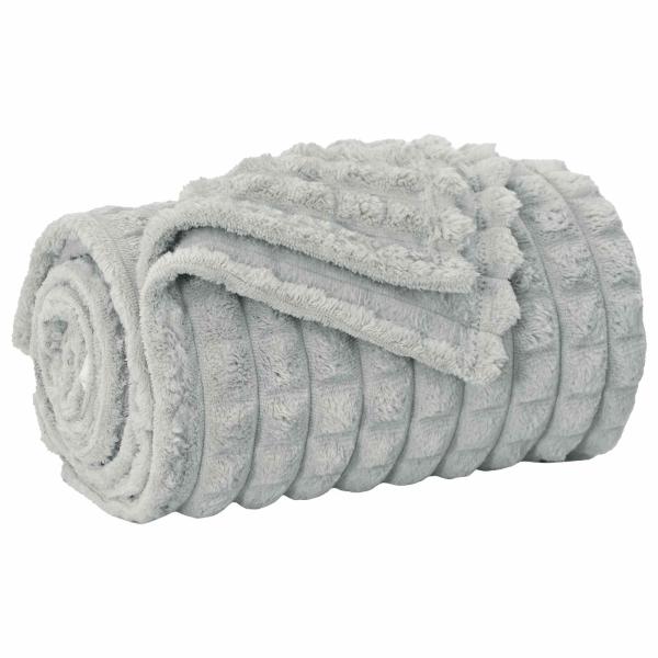 Wohndecke Grau 200 x 150 cm 0.75 kg Fleece