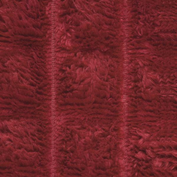 Überwurfdecke Bordeauxrot 150 x 130 cm Fleece