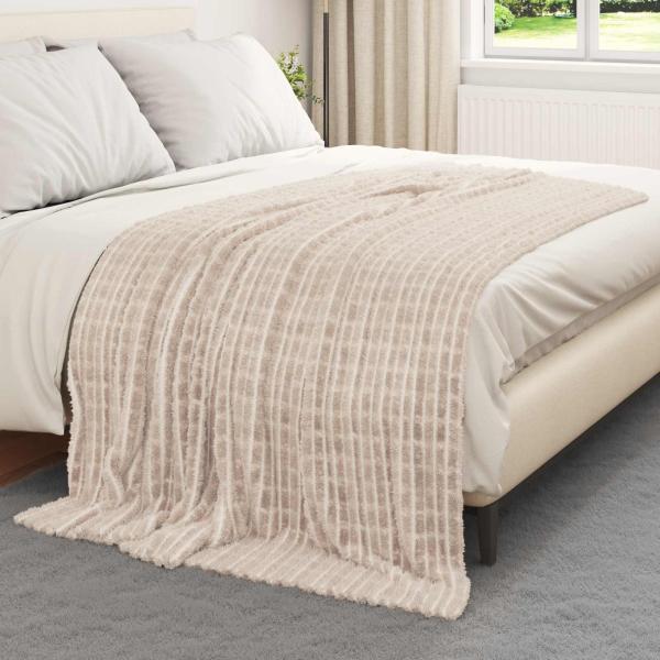 Wohndecken 6 stk. Beige 200 x 150 cm 4.5 kg Fleece