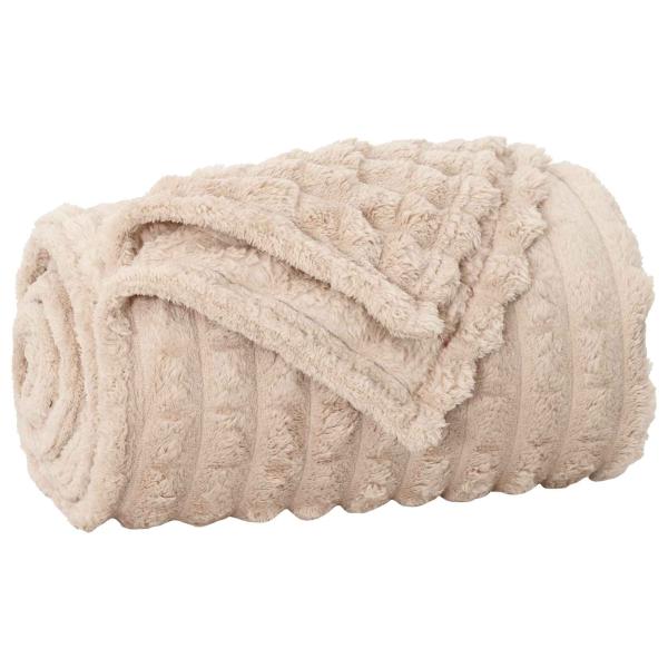 Wohndecken 6 stk. Beige 200 x 150 cm 4.5 kg Fleece