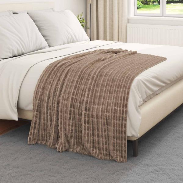 Wohndecken 6 Stk. Kamel 150 x 130 cm 2.75 Fleece