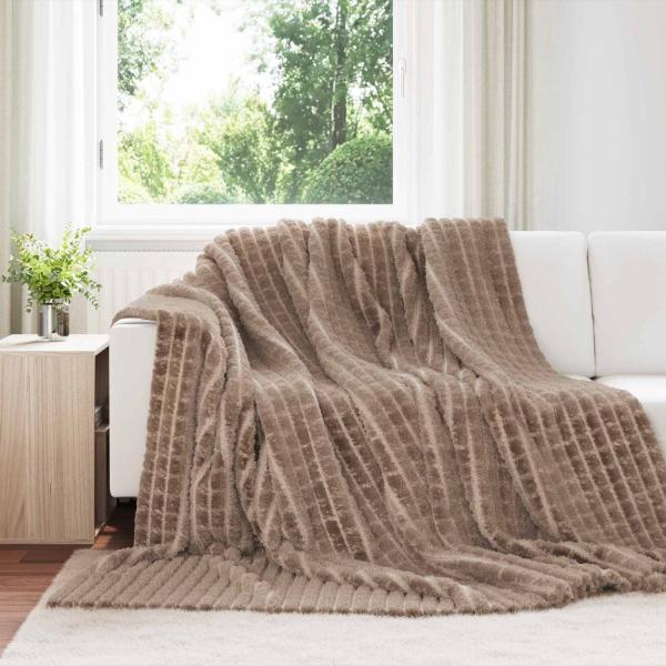 ARDEBO.de - Wohndecken 6 stk. Kamel 270 x 240 cm 10.32 kg Fleece