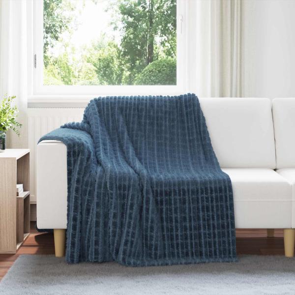 ARDEBO.de - Wohndecken 6 stk. Marineblau 200 x 150 cm 4.5 kg Fleece