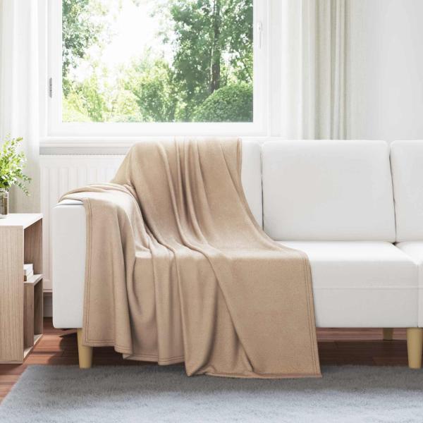 ARDEBO.de - Wohndecke Kamel 170 x 130 cm 0.34 kg Fleece