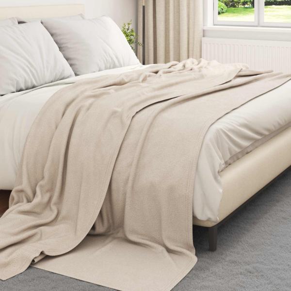 Wohndecken 6 stk. Beige 270 x 240 cm 5.08 kg Fleece
