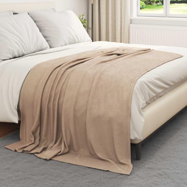 Wohndecken 6 stk. Kamel 200 x 150 cm 2.61 kg Fleece
